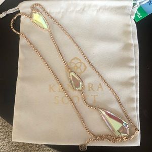 Kendra Scott prototype dichroic Charlotte necklace